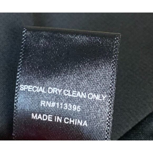 Ark and Co Women Dress Black Size Medium Sleeveless Halter Pleated Chiffon Shift - Picture 7 of 7